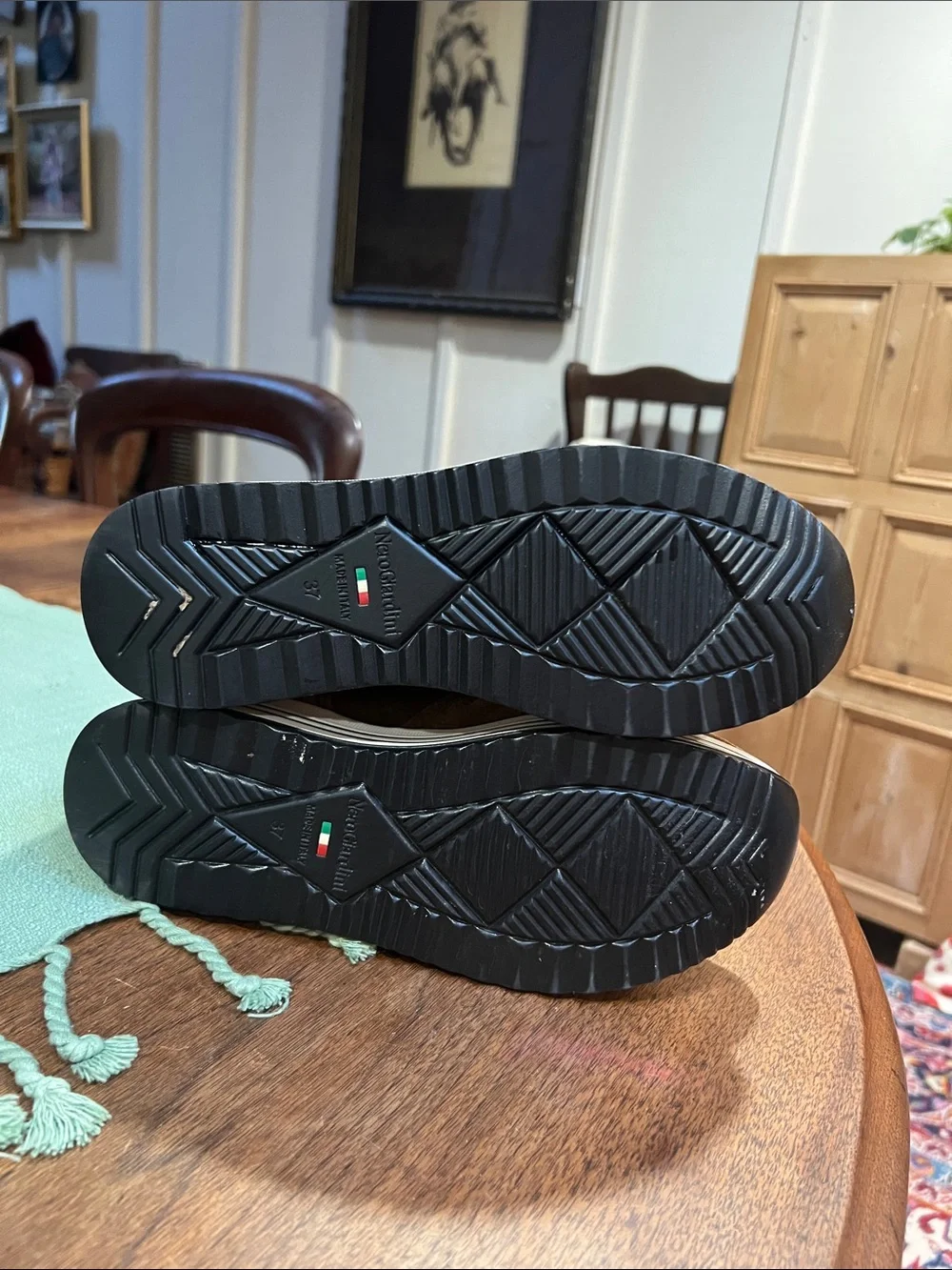 Nero Giardini Italian Suede Platform Sneakers
